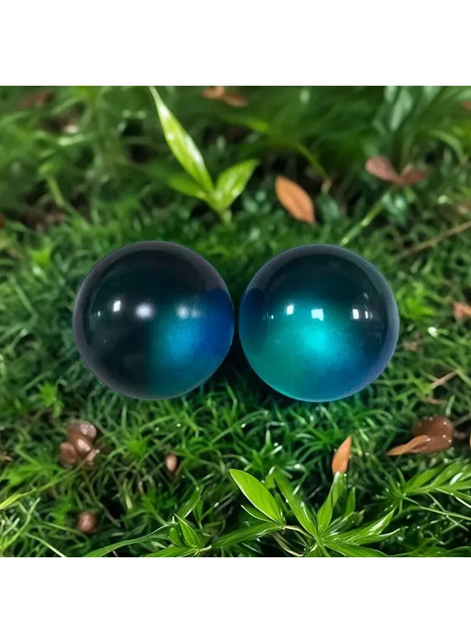 Crystal Blue Hand Exercise Ball 3pcs For Strength Grip Training Stress Relief Teens Adults - Image 2